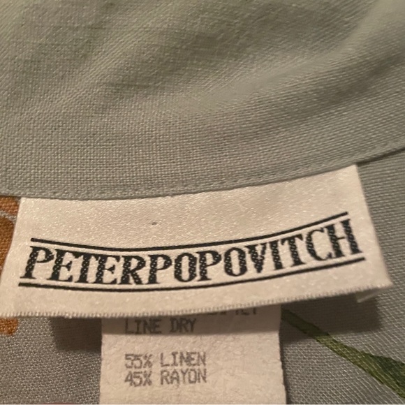 Peter Popovitch Floral Button Down - Picture 2 of 2